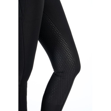 Calça HKM Ari cintura média com fundo 1/1 em silicone Preto