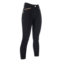 Calça Lauria Garrelli Livigno Sportive com fundo 1/1 em silicone Verde escuro