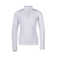 Polo de competição HKM Emilia Kids Branco