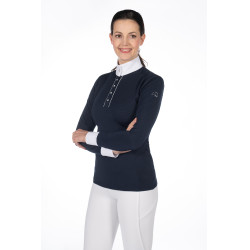 Pólo de competição HKM Emilia Azul escuro