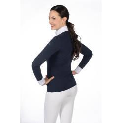 Pólo de competição HKM Emilia Azul escuro