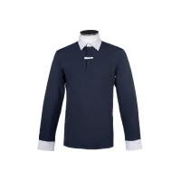 Pólo de competição masculino HKM Davie Azul escuro