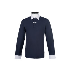 Pólo de competição masculino HKM Davie Azul escuro