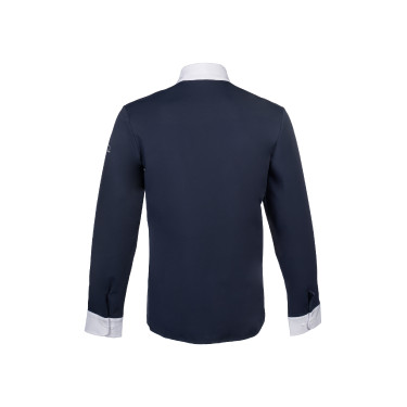 Pólo de competição masculino HKM Davie Azul escuro