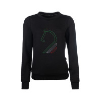 Suéter Lauria Garrelli Livigno Cabeça de Cavalo Preto