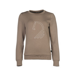 Suéter Lauria Garrelli Livigno Cabeça de Cavalo  Cinzento-acastanhado Castanho