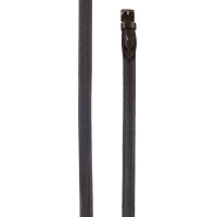 Rendas de couro HKM revestimento de borracha Sophie Preto