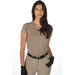 Camiseta Lauria Garrelli Livigno Cabeça de Cavalo  Cinzento-acastanhado Castanho