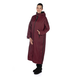 Casaco HKM Julie extra longo Bordéus Bord&amp;ocirc;