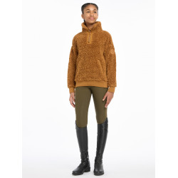 Polaire Teddy Tia LeMieux Jovem Cavaleiro Gengibre Castanho