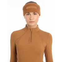 Faixa LeMieux Clara de malha Gengibre Castanho Faixa LeMieux Clara de malha Gengibre Castanho