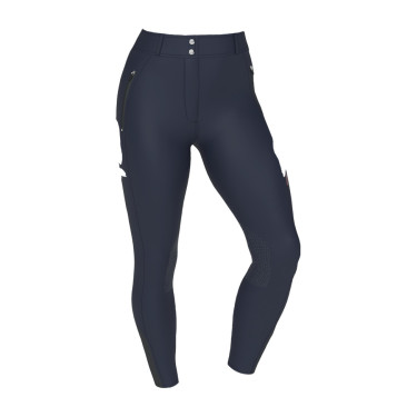 Calças LeMieux Drytex Impermeáveis com reforços Marinho Azul-marinho