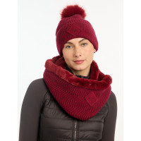 Gorro LeMieux Lila com pompom Brasa Bord&amp;ocirc;
