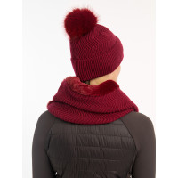Gorro LeMieux Lila com pompom Alpino Castanho Gorro LeMieux Lila com pompom Alpino Castanho