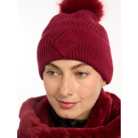 Gorro LeMieux Lila com pompom Alpino Castanho Gorro LeMieux Lila com pompom Alpino Castanho