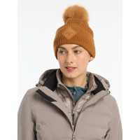Gorro LeMieux Lila com pompom Gengibre Castanho