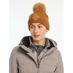 Gorro LeMieux Lila com pompom Gengibre Castanho
