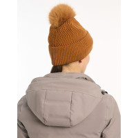 Gorro LeMieux Lila com pompom Alpino Castanho