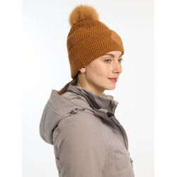 Gorro LeMieux Lila com pompom Gengibre Castanho
