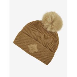 Gorro LeMieux Lila com pompom Gengibre Castanho