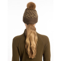 Gorro LeMieux LM com pompom Alpino Castanho Gorro LeMieux LM com pompom Alpino Castanho
