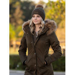 Gorro LeMieux LM com pompom Alpino Castanho