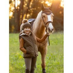 Gorro LeMieux LM com pompom Alpino Castanho