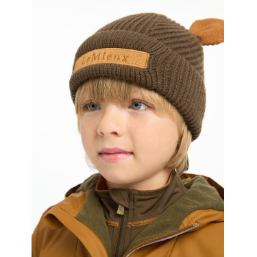 Touca Mini LeMieux Urso Alpino Castanho Touca Mini LeMieux Urso Alpino Castanho