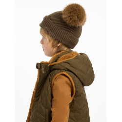 Gorro Mini LeMieux Clara tricotado Alpino Castanho Gorro Mini LeMieux Clara tricotado Alpino Castanho