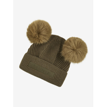 Gorro Mini LeMieux Clara tricotado Alpino Castanho Gorro Mini LeMieux Clara tricotado Alpino Castanho