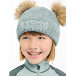 Gorro Mini LeMieux Clara tricotado Geleira Azul Gorro Mini LeMieux Clara tricotado Geleira Azul