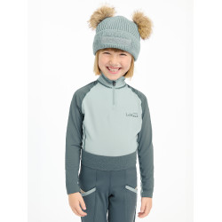 Gorro Mini LeMieux Clara tricotado Geleira Azul Gorro Mini LeMieux Clara tricotado Geleira Azul