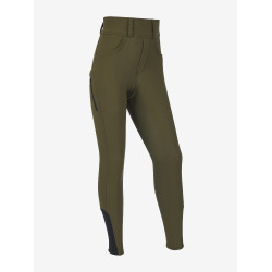 Legging calça de inverno LeMieux Young Rider Ella Alpino Castanho