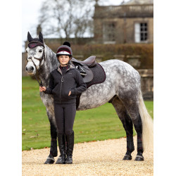 Sweat com capuz forrado de lã polar LeMieux Hollie Young Rider Cinza Bordô Sweat com capuz forrado de lã polar LeMieux Hollie Young Rider Cinza Bordô