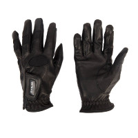 Luvas de equitação Dublin para salto de obstáculos Preto Luvas de equitação Dublin para salto de obstáculos Preto