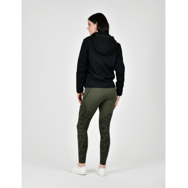 Legging Weatherbeeta Toulon Lifestyle Verde-oliva escuro / estampa camuflada Legging Weatherbeeta Toulon Lifestyle Verde-oliva escuro / estampa camuflada