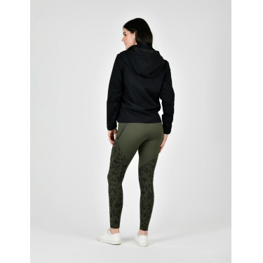 Legging Weatherbeeta Toulon Lifestyle Verde-oliva escuro / estampa camuflada Legging Weatherbeeta Toulon Lifestyle Verde-oliva escuro / estampa camuflada