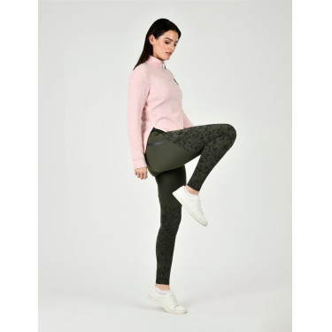 Legging Weatherbeeta Toulon Lifestyle Verde-oliva escuro / estampa camuflada Legging Weatherbeeta Toulon Lifestyle Verde-oliva escuro / estampa camuflada