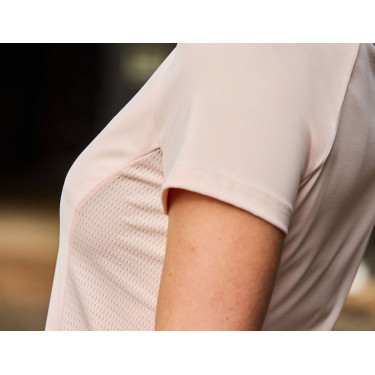 Polo Weatherbeeta de mangas curtas Rome Blush Rosa Polo Weatherbeeta de mangas curtas Rome Blush Rosa