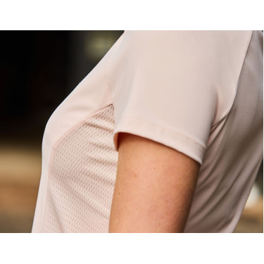 Polo Weatherbeeta de mangas curtas Rome Blush Rosa Polo Weatherbeeta de mangas curtas Rome Blush Rosa