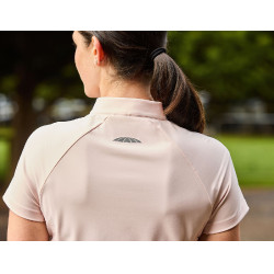 Polo Weatherbeeta de mangas curtas Rome Blush Rosa Polo Weatherbeeta de mangas curtas Rome Blush Rosa