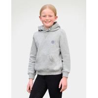 Camisola com capuz Dublin infantil Camille Cinza mesclado Cinzento