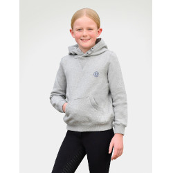 Camisola com capuz Dublin infantil Camille Cinza mesclado Cinzento