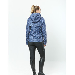 Casaco impermeável Dublin Cortina Estampa azul aciano Azul-marinho Casaco impermeável Dublin Cortina Estampa azul aciano Azul-marinho