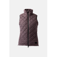 Colete sem mangas Horze feminino Jeune Cavalier Naia Fondant com manteiga queimada Castanho Colete sem mangas Horze feminino Jeune Cavalier Naia Fondant com manteiga queimada Castanho