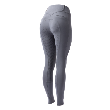 Calça com grip integral para todas as estações Horze Mira Azul nuvem de tempestade Cinzento Calça com grip integral para todas as estações Horze Mira Azul nuvem de tempestade Cinzento