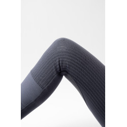 Calça com grip integral para todas as estações Horze Mira Azul nuvem de tempestade Cinzento