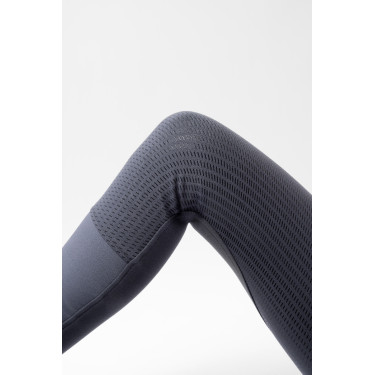 Calça com grip integral para todas as estações Horze Mira Azul nuvem de tempestade Cinzento