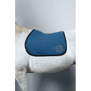 Tapis de selle Rider Harcour Karembar Bleu français