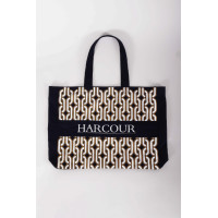 Totebag Casual Harcour Bertille Marinho / Amarelo dourado